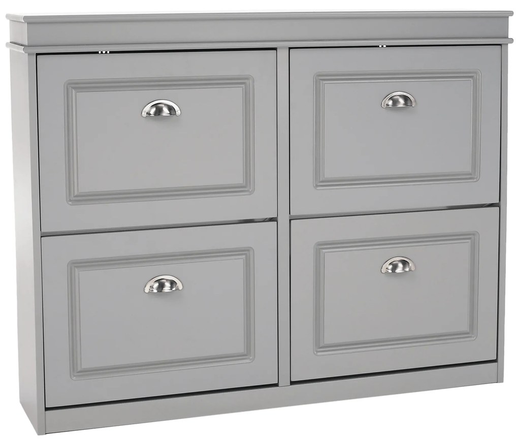 Pantofar, 4 compartimente, gri, SEBER TYP 5