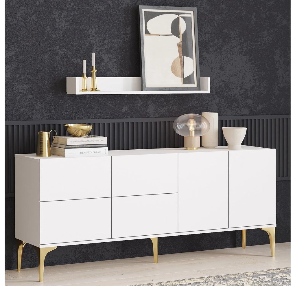 Dulap stejaroti (alb + auriu) . 1093563