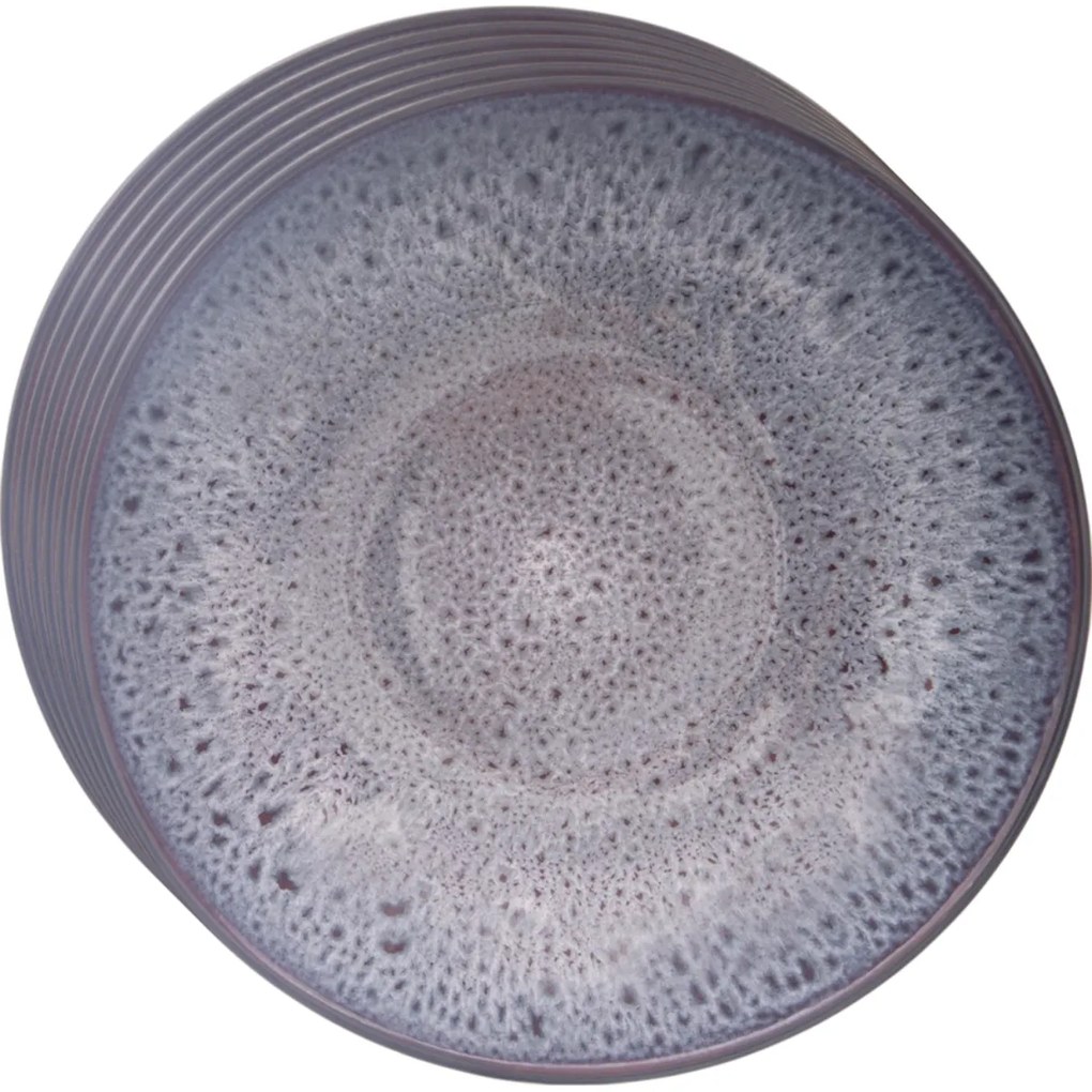 Orion Set de farfurii adânci din ceramică Glazeviolet 20,5 cm, buc.