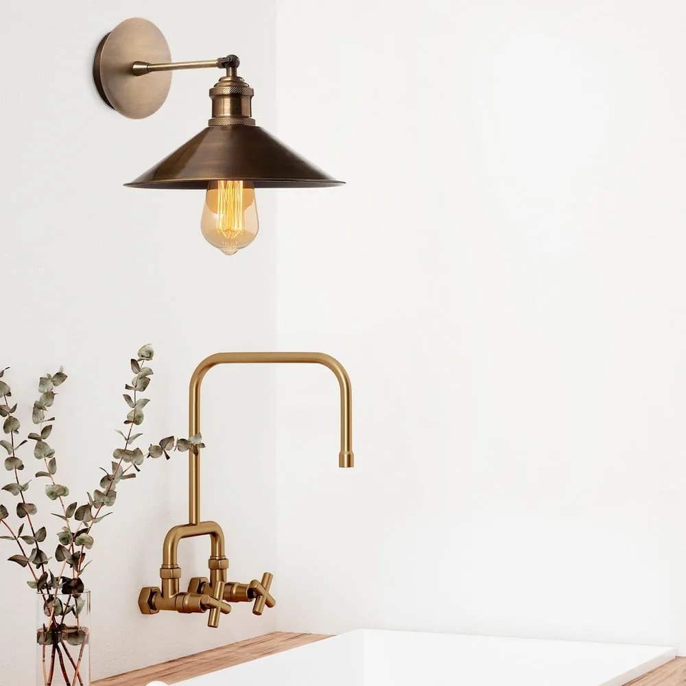 Aplică de perete aurie ø 24 cm Sivani – Opviq lights