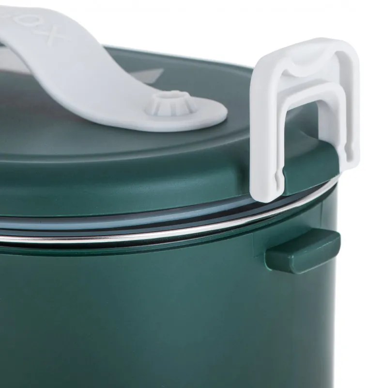 Cutie alimentara electrica Adler AD 4522, 45W, 0.8 L, Pana la 70°C, Recipient din otel inoxidabil, Geanta termica, Verde
