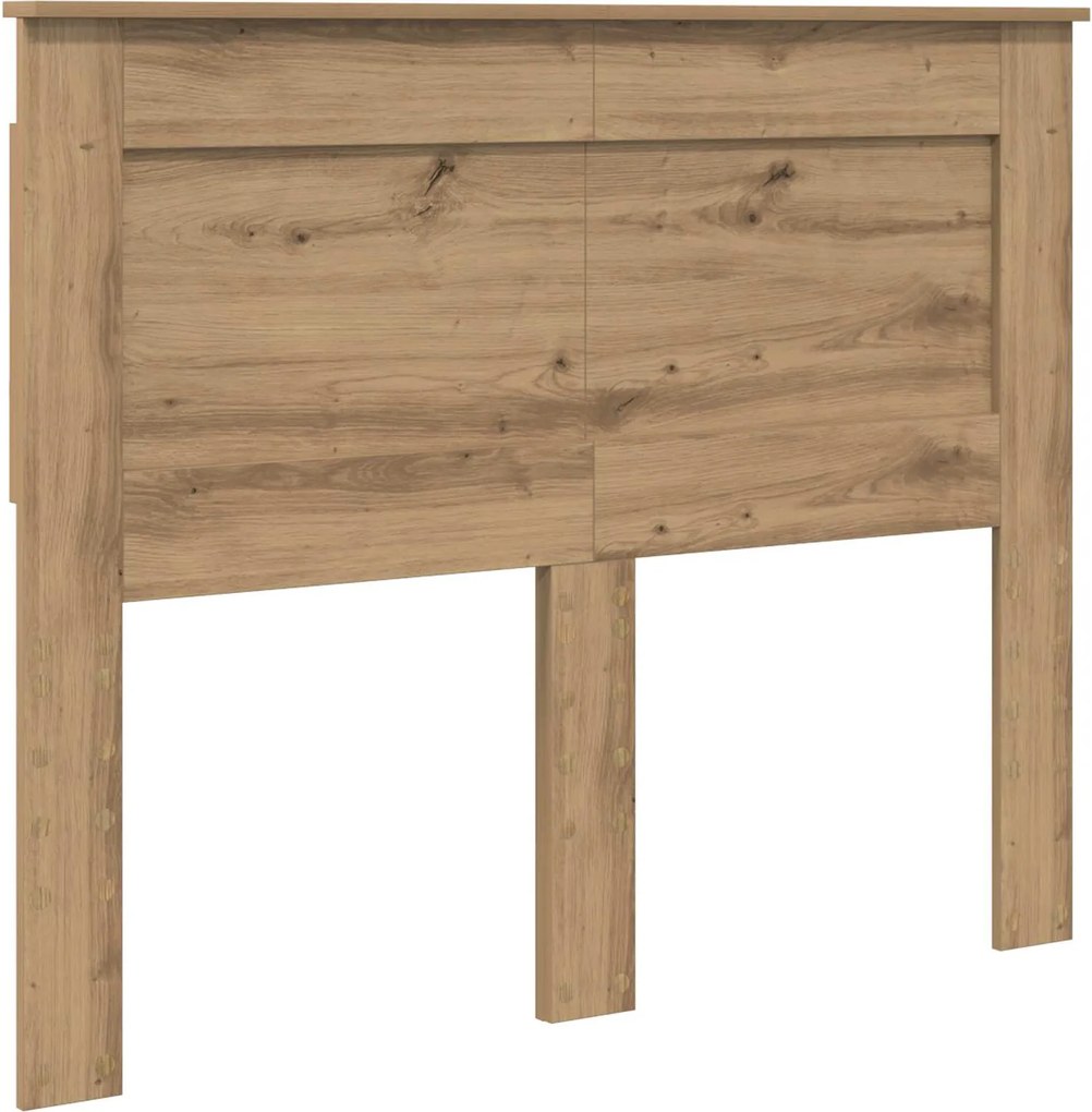 vidaXL Tăblie cap cu headboard Stejar Artizanal 120 cm Lemn compozit