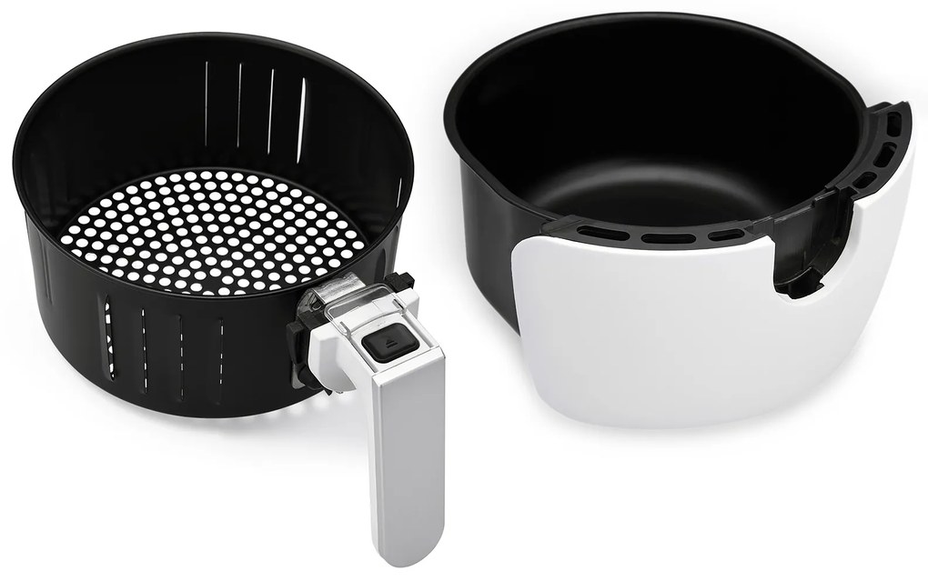Deuba Cuptor cu aer cald FRYER 1 alb - 9 in 1 cu ecran tactil 1485 W 3,6 l
