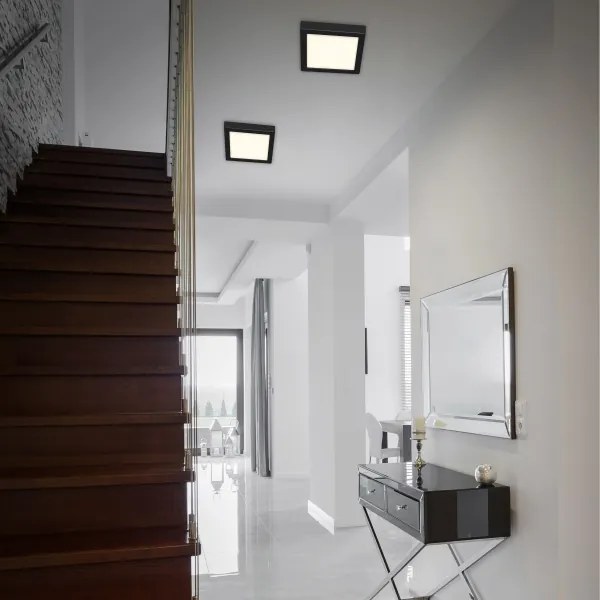 Plafonieră LED FIRE LED/16,5W/230V 22,5x22,5 cm Briloner 3466-415