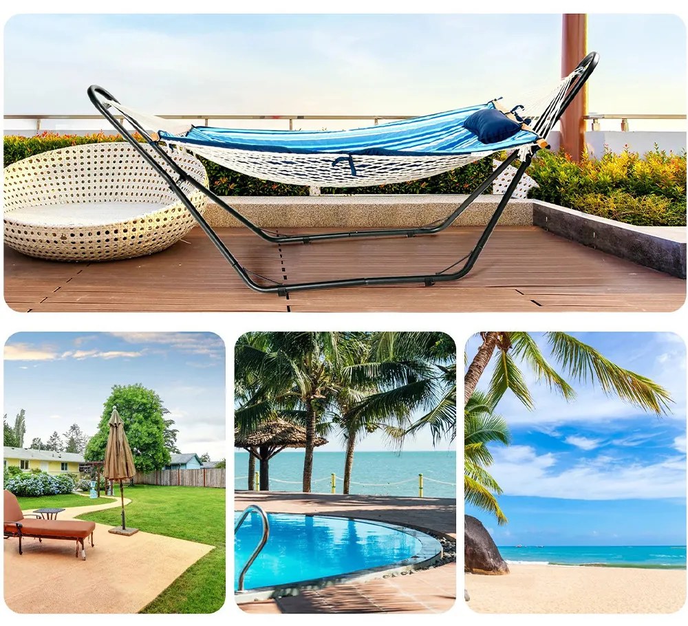 Suport metalic pentru hamac