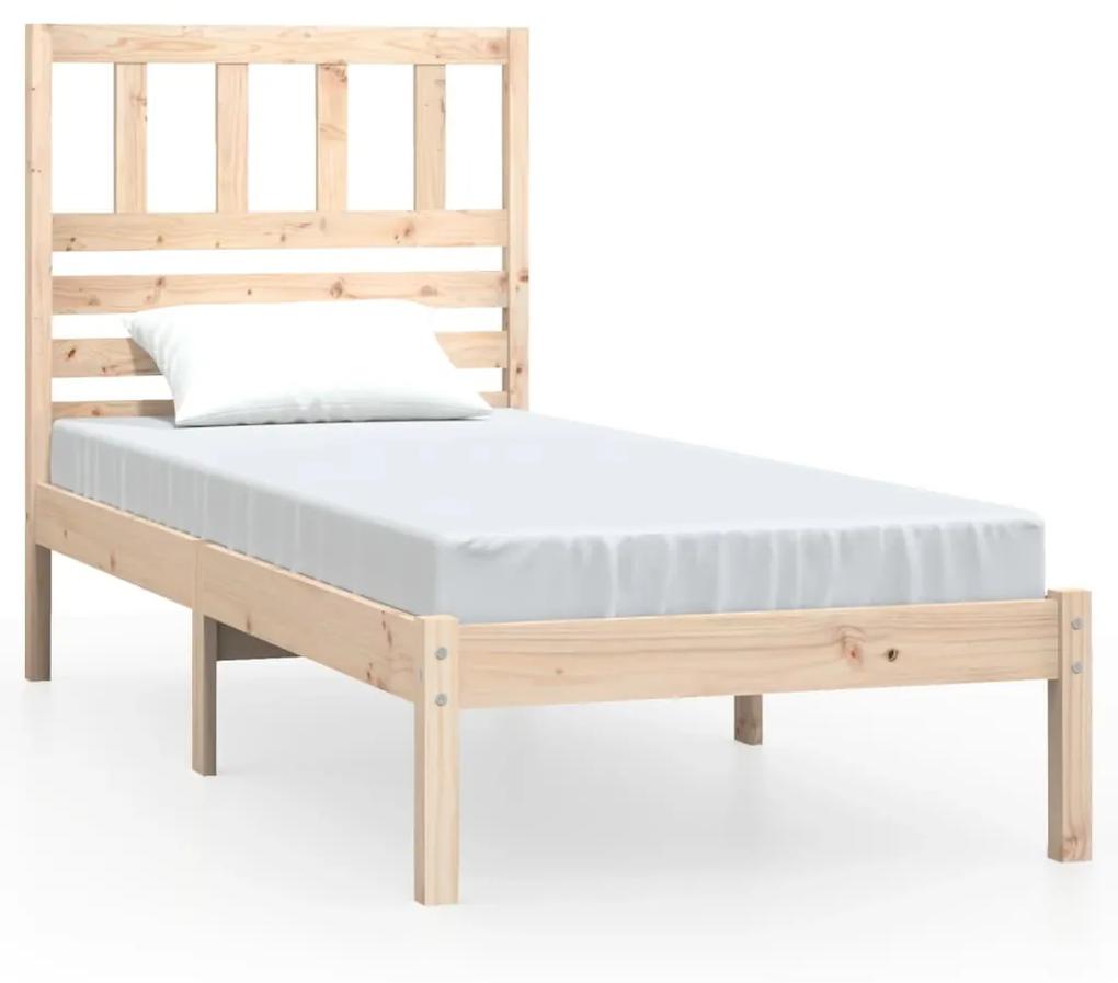 3101008 vidaXL Cadru de pat, 90x200 cm, lemn masiv de pin