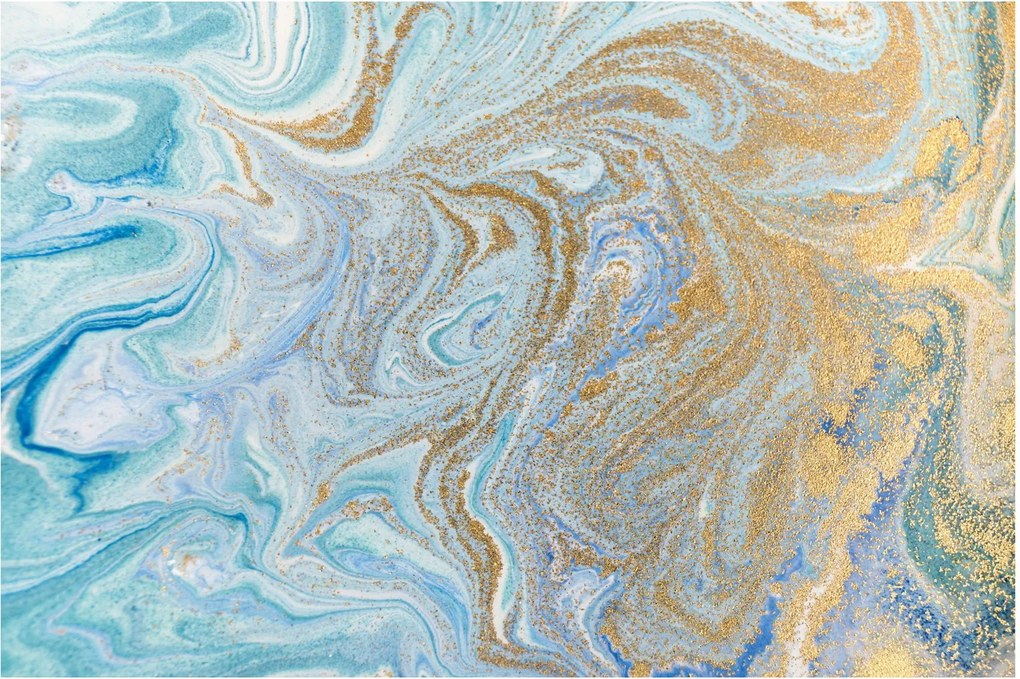 Tablou - Marmură albastră (90x60 cm)