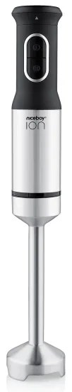 Mixer vertical Niceboy ION Twister T2 1200W/230V oțel inoxidabil/negru