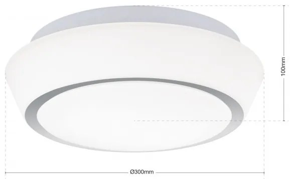 Plafoniera iluminat baie, protectie IP44, diametru 30cm Tena