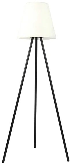 Lampă de podea modernă pentru exterior neagră IP44 cu LED pe solar - Virginia