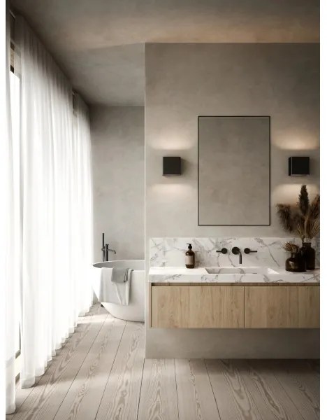 Nordlux - Aplică de perete LED TURN, reglabilă, 13,8W/230V, neagră