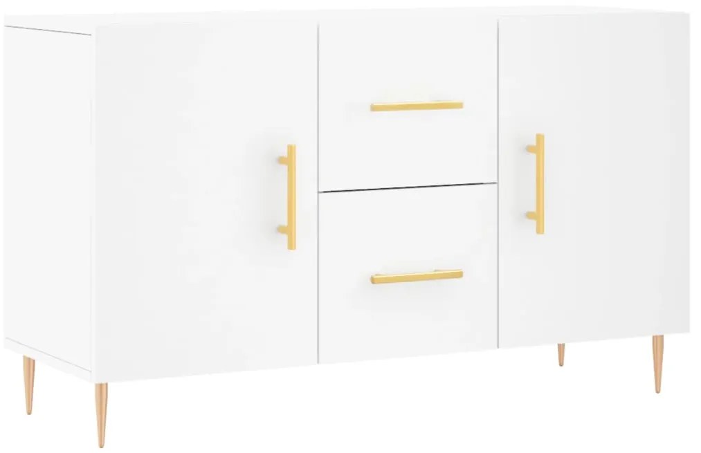 828156 vidaXL Dulap, alb, 100x36x60 cm, lemn compozit