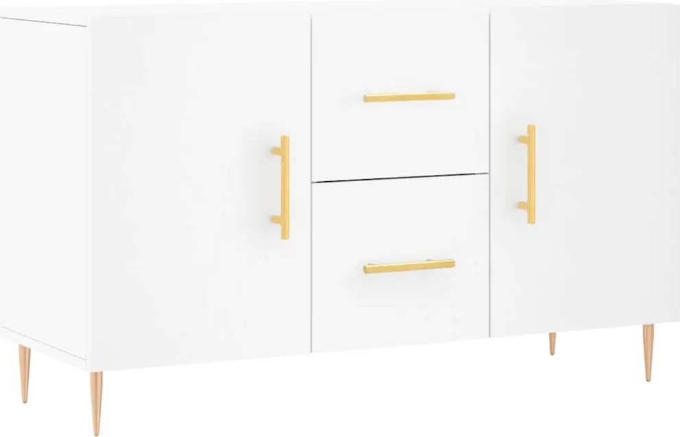 vidaXL Dulap, alb, 100x36x60 cm, lemn compozit