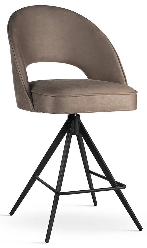 Scaun de bar rotativ Ponte Supreme Twist L 70 cm