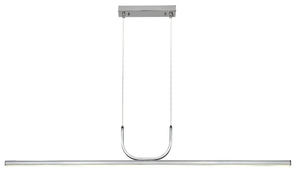 Lustra Suspendata Liniara, LED, Crom, Elia