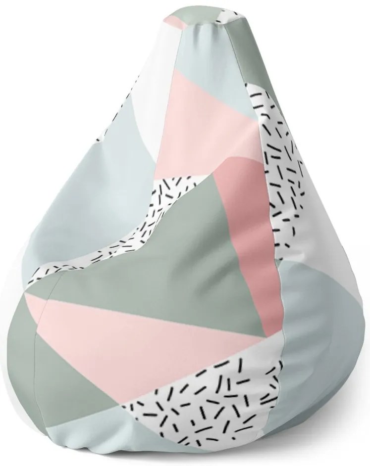 Sac de șezut Pear figuri în culori delicate, colorat