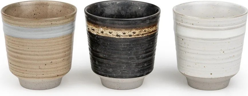 Cești 3 buc. din ceramică 200 ml Jari – Bredemeijer