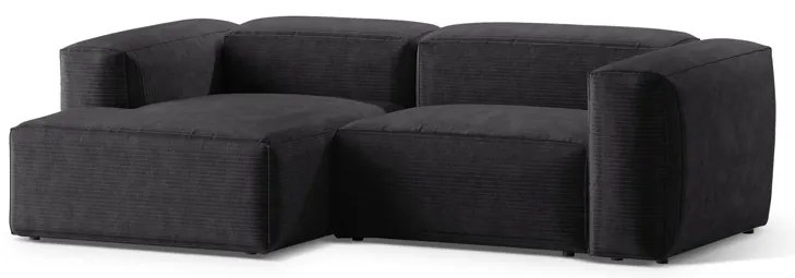 Coltar 2 locuri Bergamo velur reiat L244 cm