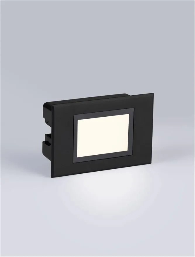 Spot LED incastrabil exterior, ambiental, IP65, RUDY negru