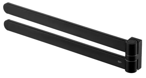 Bara dubla portprosop  negru Bisk Futura 42 cm