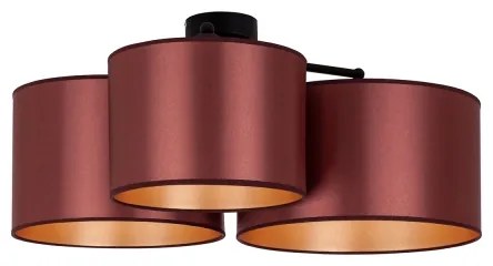 Lustră aplicată Duolla ROLLER TRIO SHINY 3xE27/15W/230V cupru/auriu