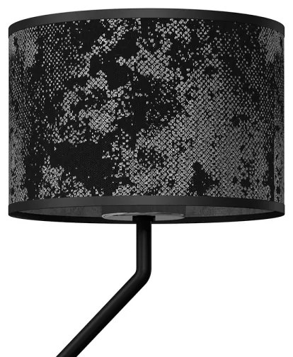 Lampă de perete SATINO 1xE27/40W/230V + 1xGU10/MR11/7W negru/gri