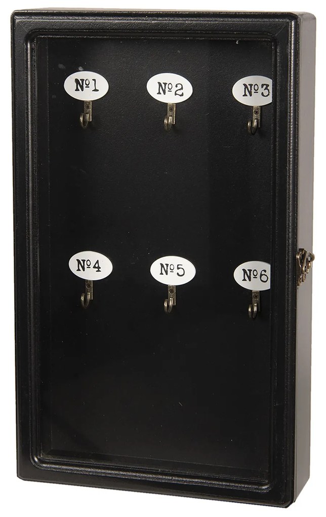 Caseta pentru chei neagra 24/7/38 cm