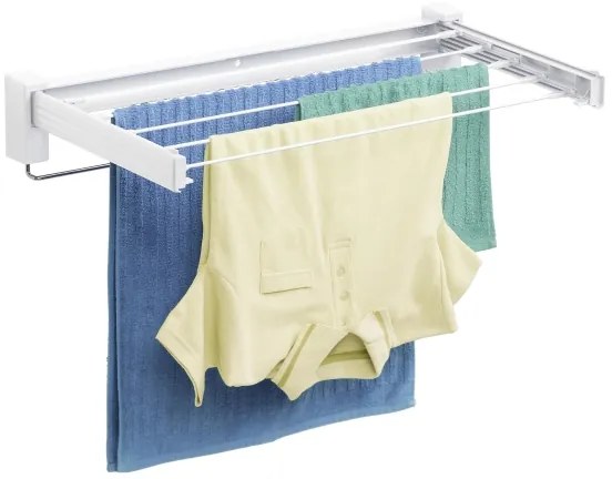 WENKO 3770013100 - Uscător de rufe BUTTERFLY 70 x 13,5 cm, argintiu/alb