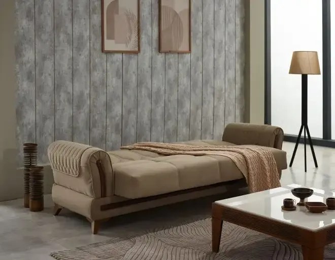 Canapea extensibila 3 locuri cu lada Bodrum