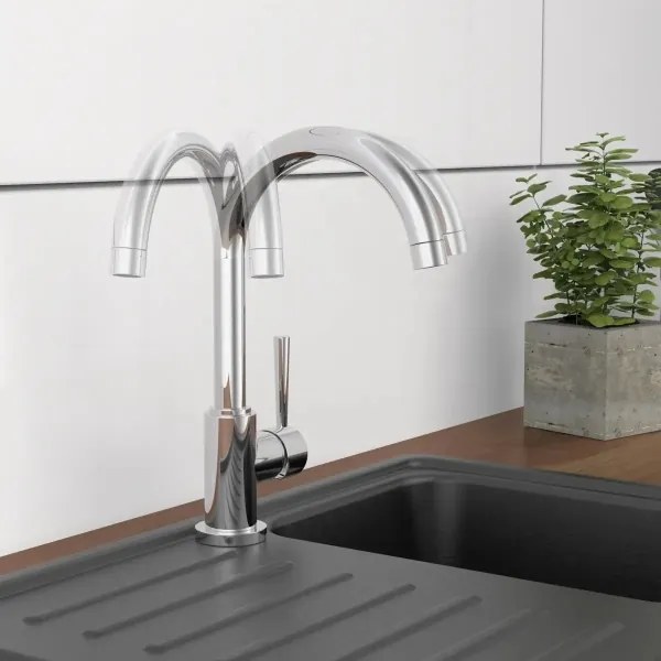 Schütte 79119 - Baterie pentru chiuvetă CORNWALL, crom lucios