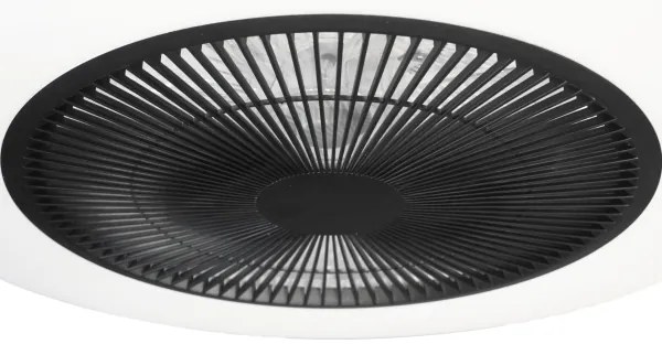 Plafonieră LED dimabilă cu ventilator ARIA LED/38W/230V negru/alb + telecomandă