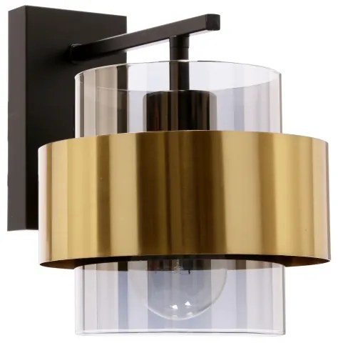 Lampă de perete SPIEGA 1xE27/60W/230V auriu/negru