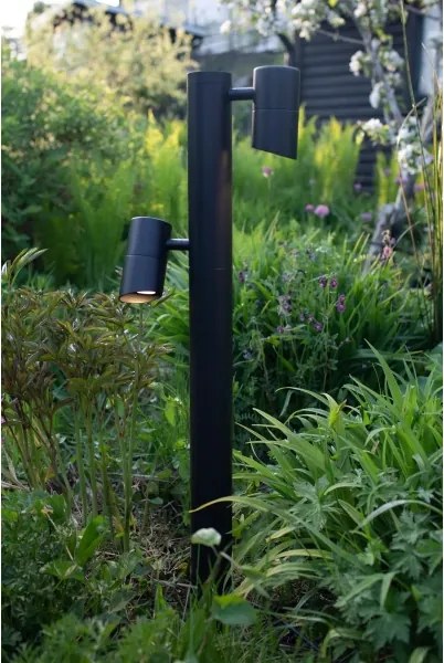 Markslöjd 108486 - Lampă LED de exterior GARDEN24 2xLED/6W/24V 99 cm IP44 neagră