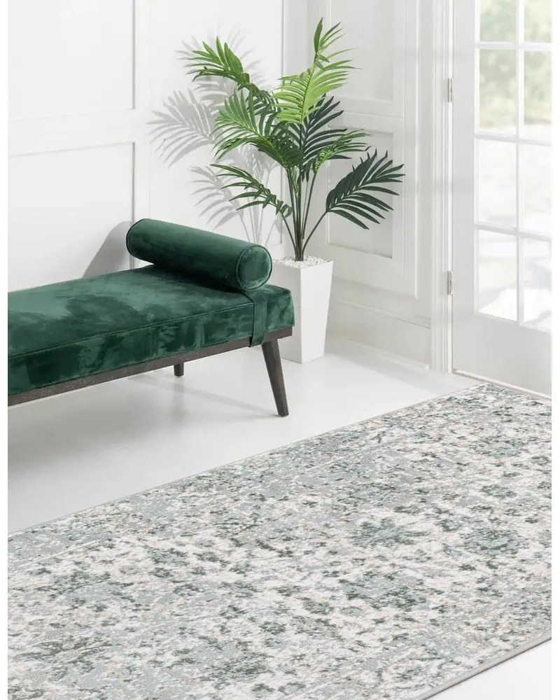 Covor tip traversă albastru prăfuit 80x250 cm Sensi Tris – FD