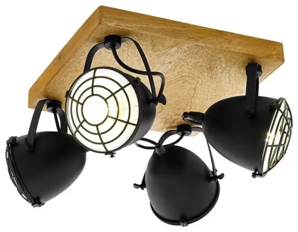Eglo 49079 - Plafonieră cu spoturi GATEBECK 4xE14/40W/230V