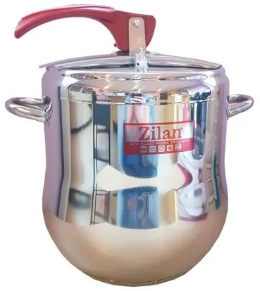 Oala sub presiune bombata Zilan 9L ZLN-1022, inox 18/10, fund triplu stratificat, supapa siguranta