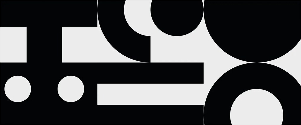Tablou - Abstracție geometrică N⁰3 (120x50 cm)