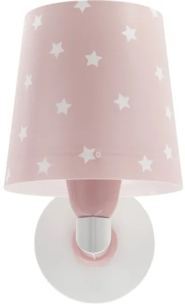 Aplică pentru copii STAR LIGHT 1xE27/60W/230V roz Dalber 82219S