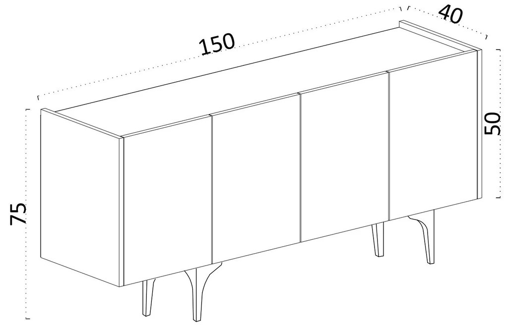 Dulap Lipamo 3 (alb + auriu) . 1093480