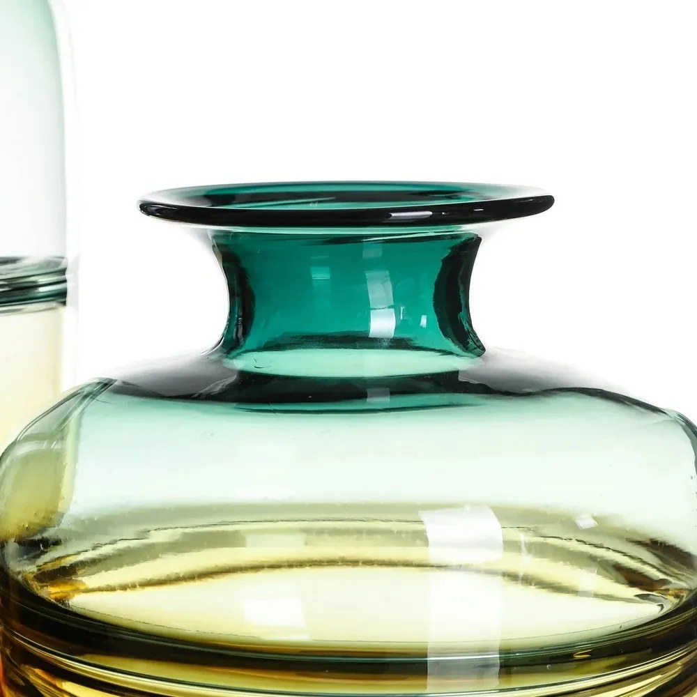Vas din sticla, Vaza eleganta din sticla VERDE-AMARILLO SX-108613