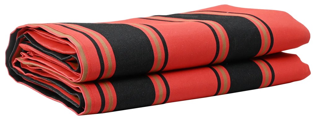 vidaXL Material de înlocuire pentru copertină Portocaliu și negru