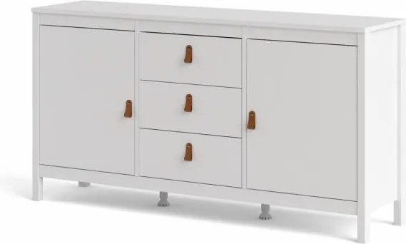 Bufet alb SALOMO cu 3 sertare