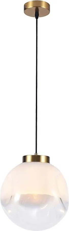 Lustră suspendată pe cablu VANA 1xE27/40W/230V alb/auriu