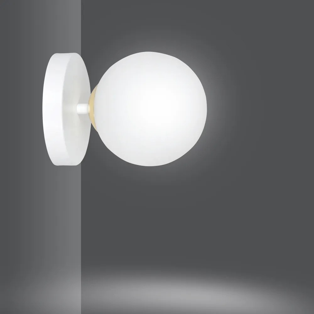 Aplica Floki K1 White-Gold 1023/K1 Emibig Lighting, Modern, E14, Polonia