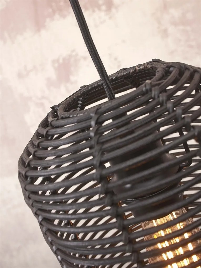Lustra/Pendul eco din ratan Tanami tube L, bl