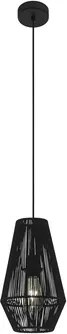 Pendul Palmones E27 max. 1x60W, Ø200 mm, negru