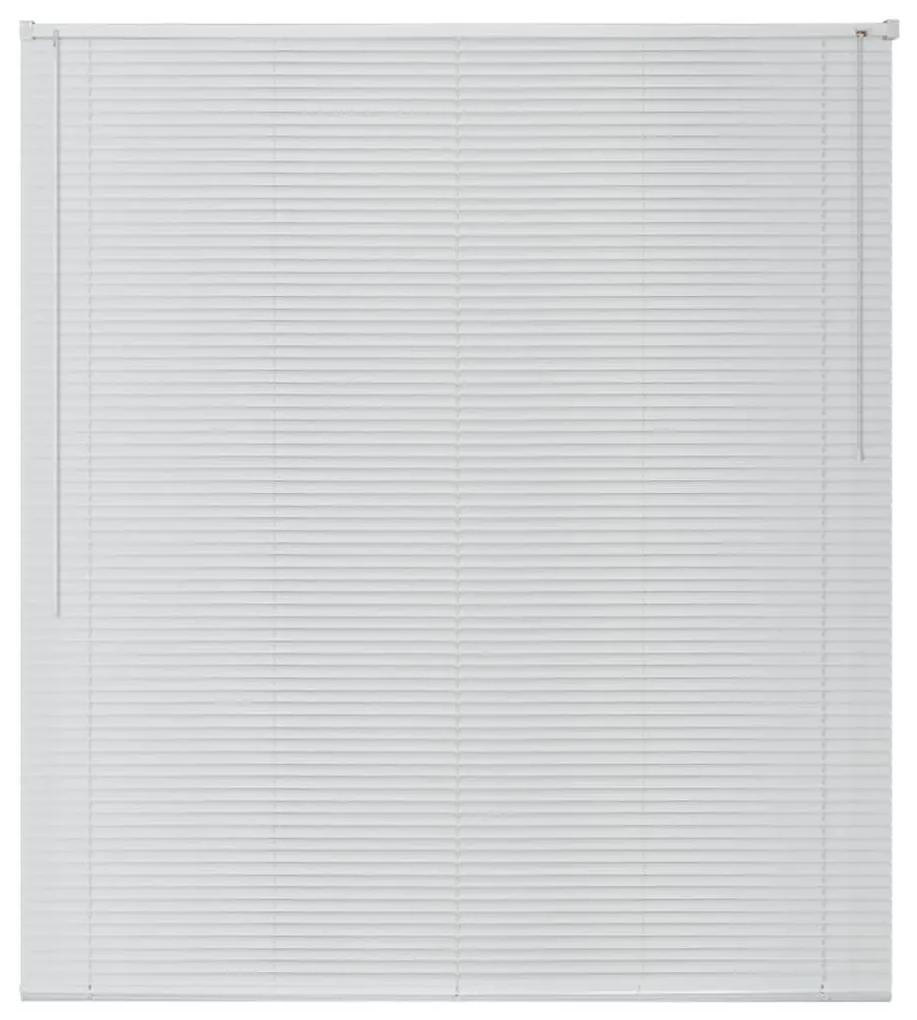 Jaluzele de fereastra, aluminiu, 100 x 160 cm, alb Alb, 100 x 160 cm