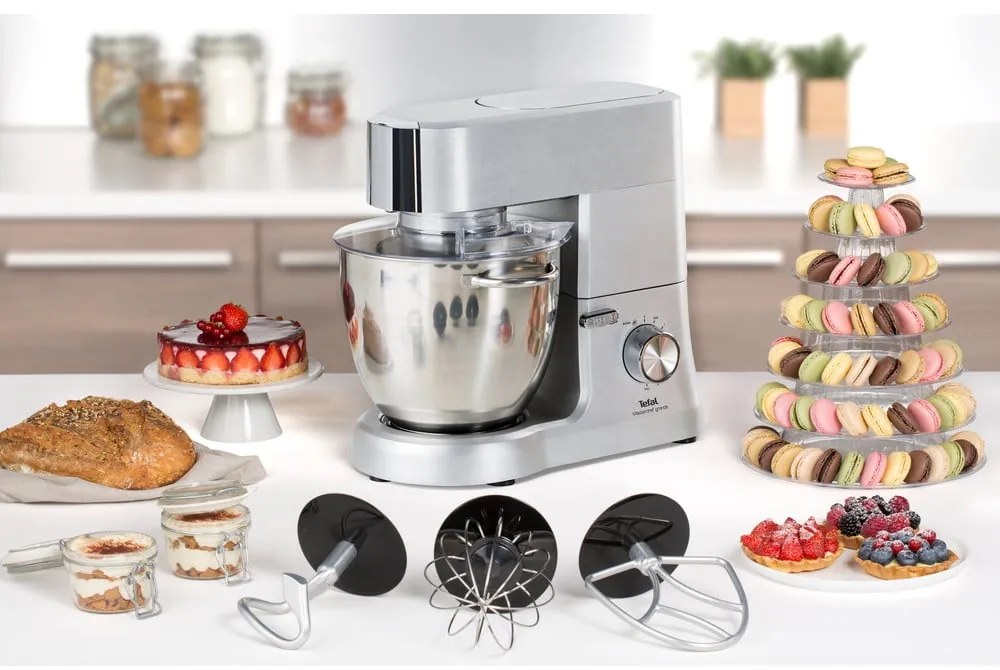 Robot de bucătărie argintiu Masterchef Grande – Tefal