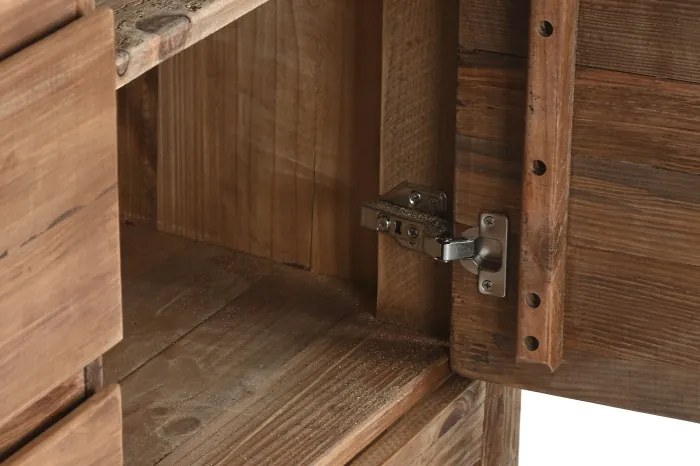 Bufet, natur, din lemn de pin reciclat, Albarel