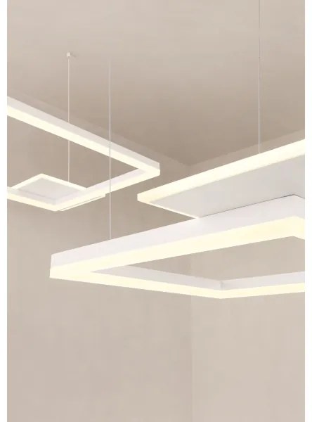 Redo 01-2611 - Lustră LED dimabilă SIGUA pe cablu, 110 W, 230 V, CRI 90, alb